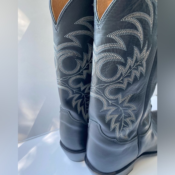 Men's Tony Lama Black Stallion Americana Cowboy Western 7900 Boots - Size 11 - Picture 4 of 14